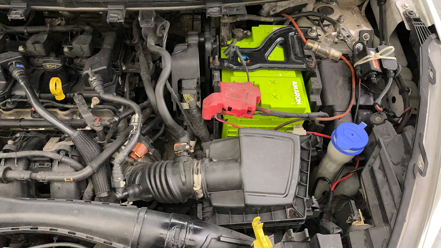 Used 2019 Ford Figo Titanium 1.5 Ti-VCT AT Petrol Automatic engine ENGINE LEFT SIDE VIEW