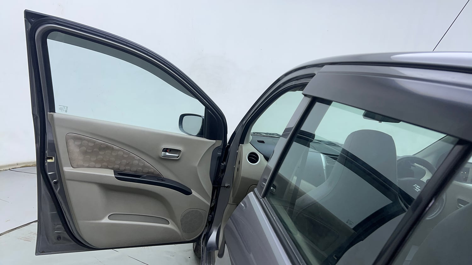 Used 2015 Maruti Suzuki Celerio ZXi Opt Petrol Manual interior LEFT FRONT DOOR OPEN VIEW