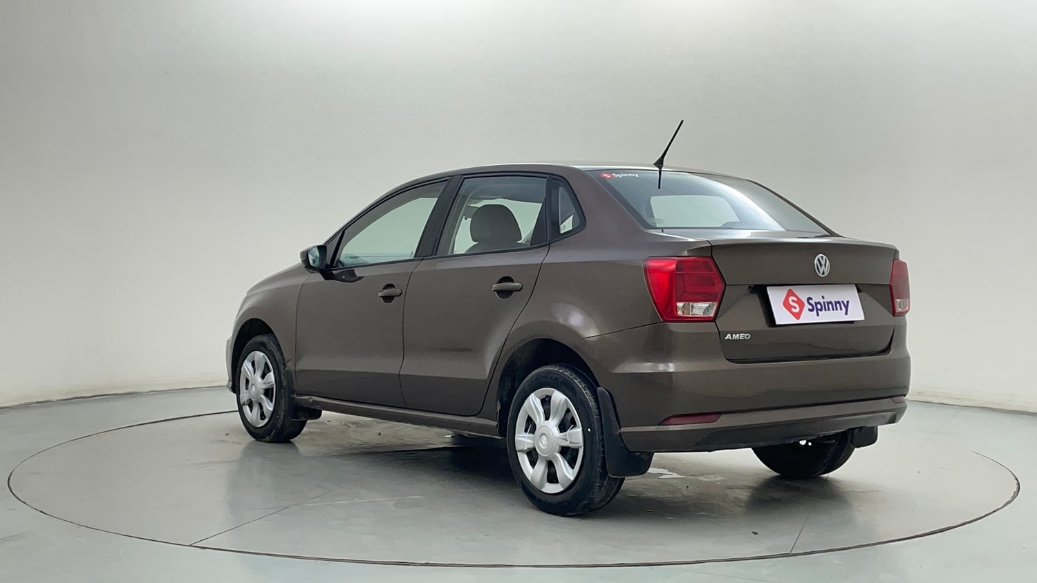 Used 2019 Volkswagen Ameo Comfortline 1.0L (P) Petrol Manual exterior LEFT REAR CORNER VIEW