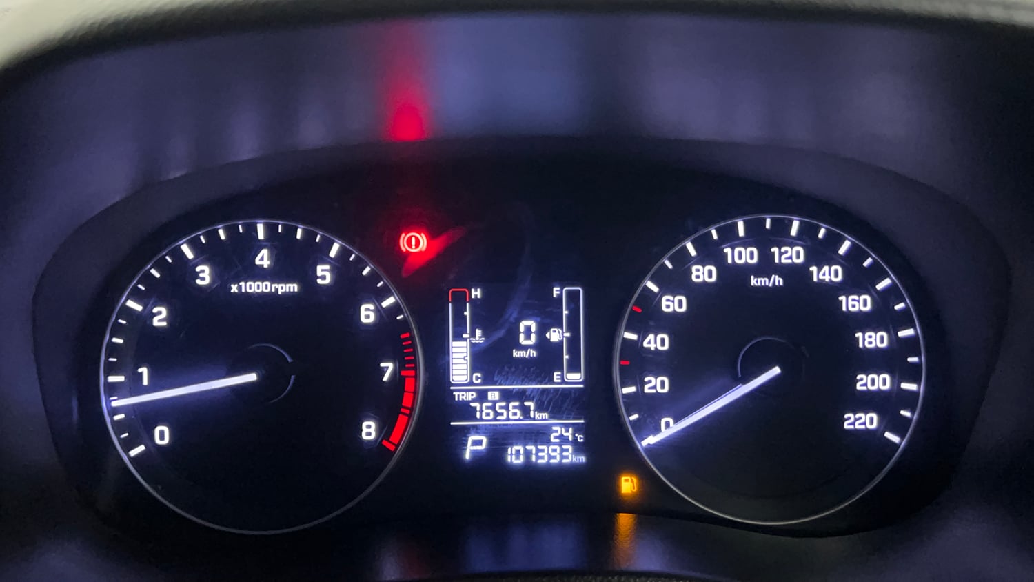 Used 2017 Hyundai Creta 1.6 SX Plus AT Petrol Petrol Automatic interior CLUSTERMETER VIEW