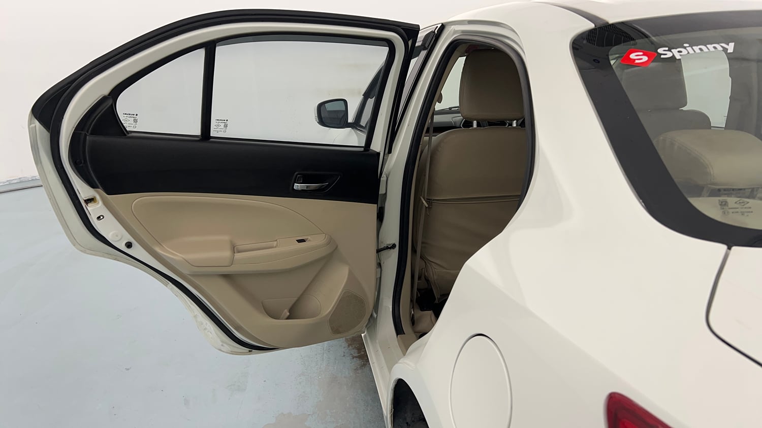 Used 2018 Maruti Suzuki Dzire VXi AMT Petrol Automatic interior LEFT REAR DOOR OPEN VIEW