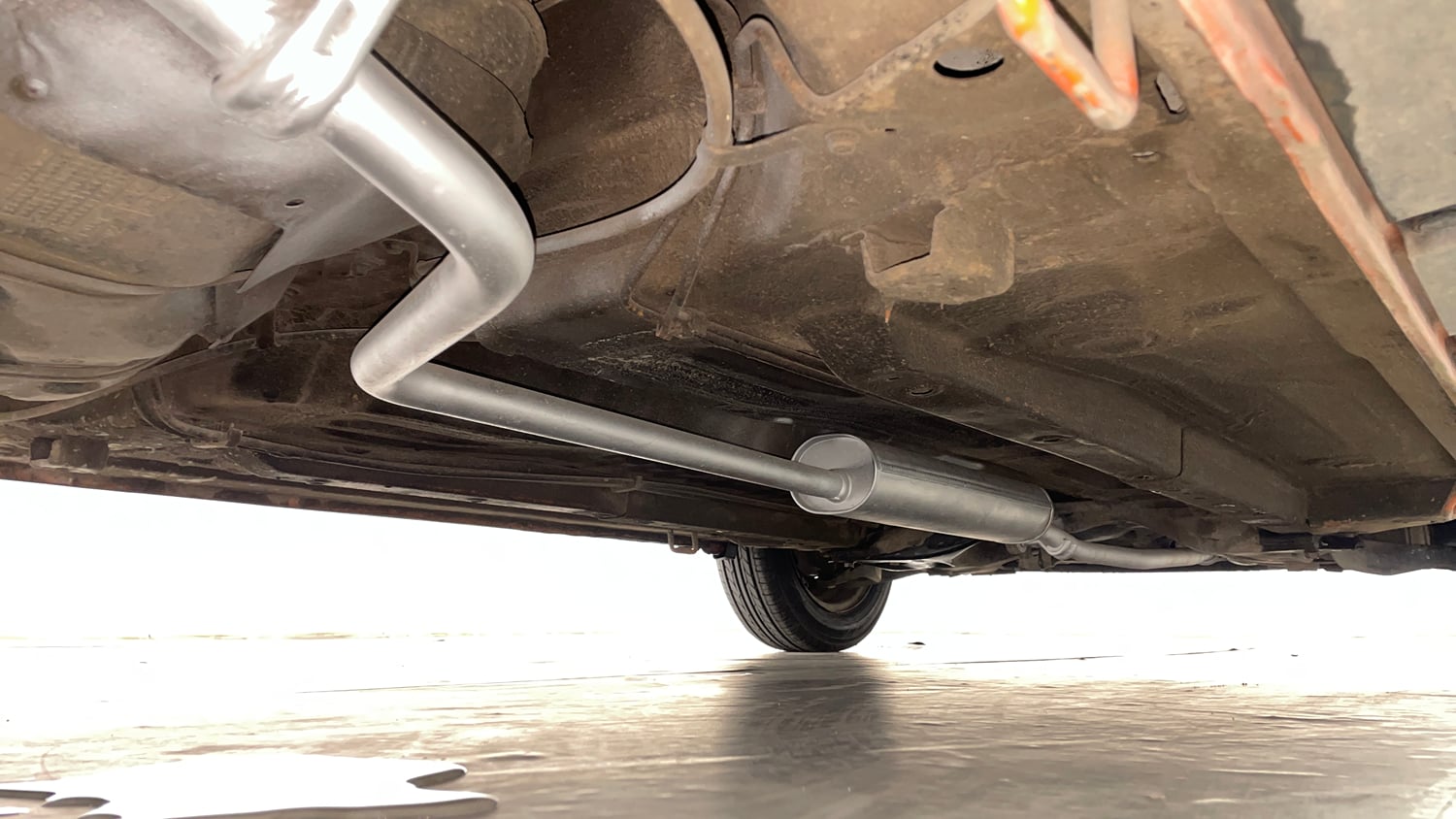 Used 2018 Maruti Suzuki Celerio X Zxi (O) AMT Petrol Automatic extra REAR RIGHT UNDERBODY VIEW