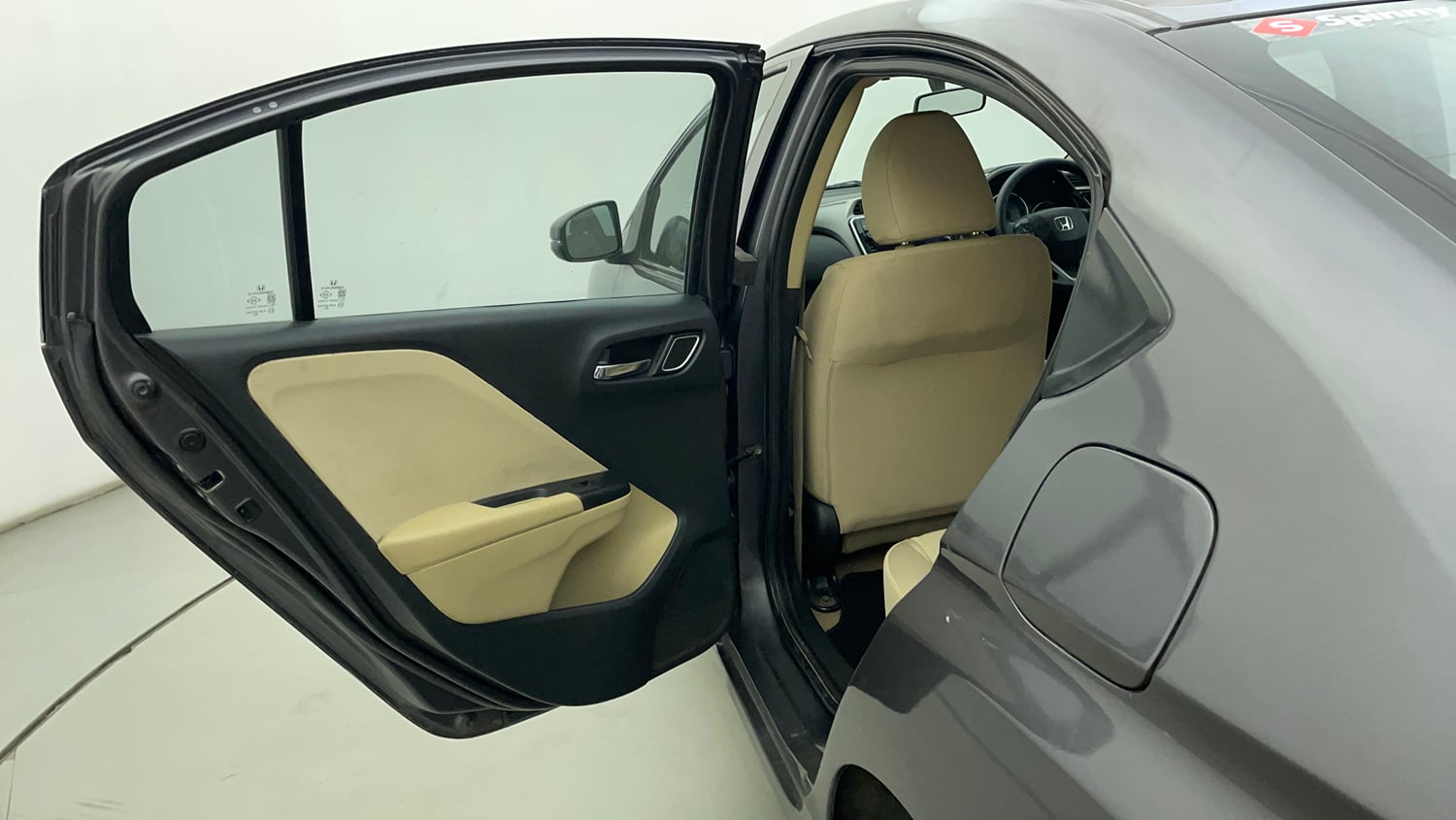 Used 2017 Honda City V Petrol Manual interior LEFT REAR DOOR OPEN VIEW