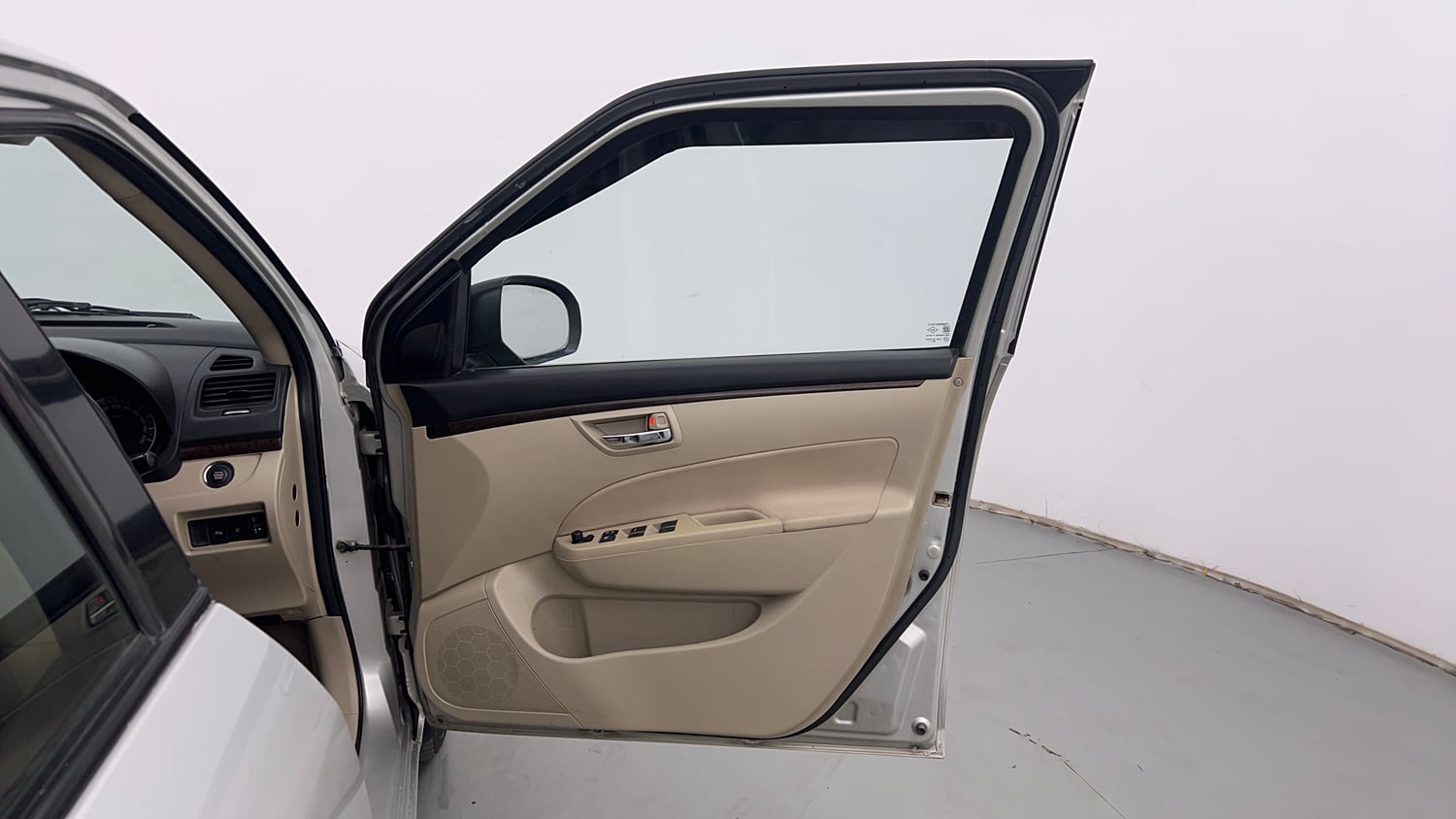 Used 2015 Maruti Suzuki Swift Dzire ZXI Petrol Manual interior RIGHT FRONT DOOR OPEN VIEW