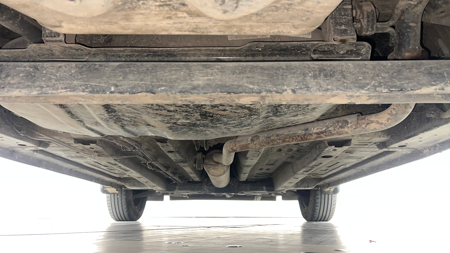 Used 2023 Tata Punch Adventure MT Petrol Manual extra REAR UNDERBODY VIEW (TAKEN FROM REAR)