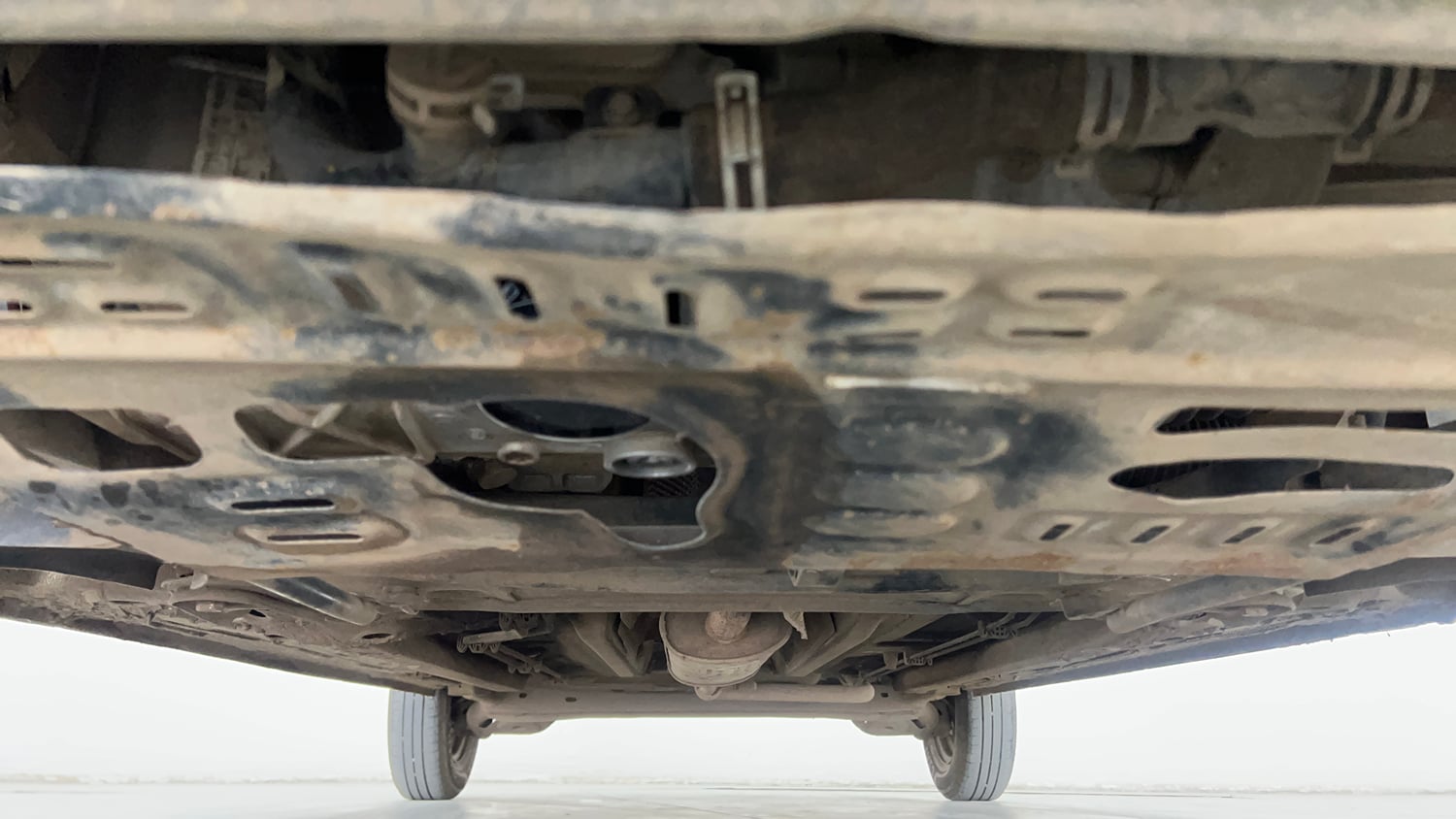 Used 2025 Renault Triber RXL Petrol Manual extra FRONT LEFT UNDERBODY VIEW