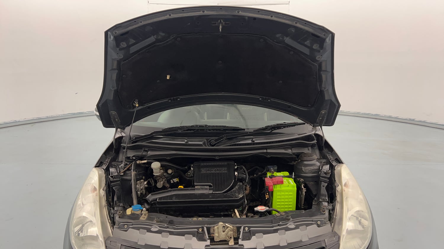 Used 2017 Maruti Suzuki Swift VXi Petrol Manual engine ENGINE & BONNET OPEN FRONT VIEW