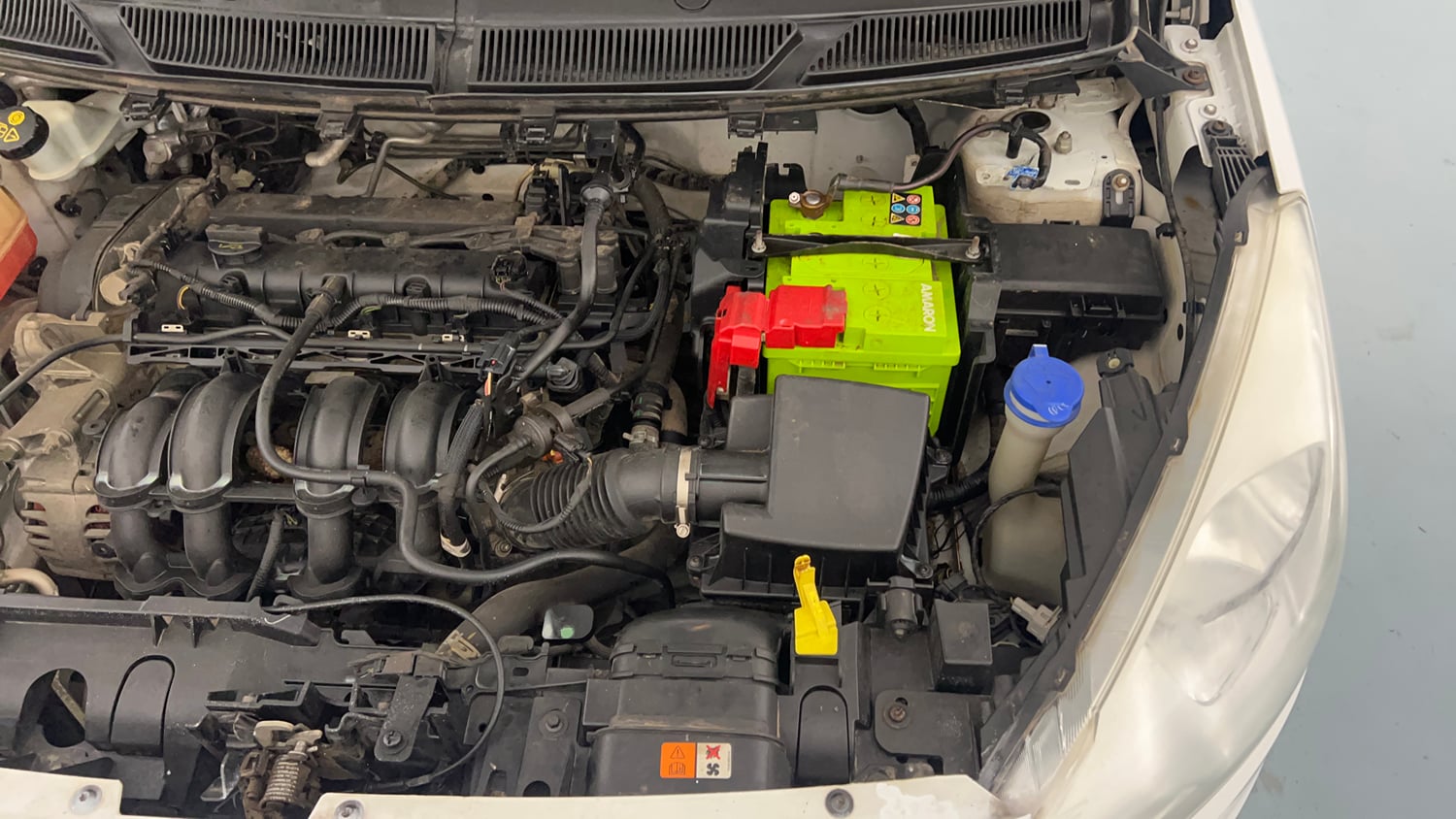 Used 2016 Ford Figo Aspire Trend 1.2 Ti-VCT Petrol Manual engine ENGINE LEFT SIDE VIEW