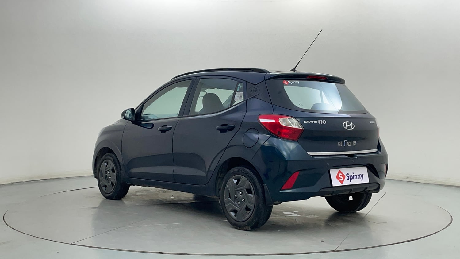 Used 2022 Hyundai Grand i10 Nios Corporate Edition MT Petrol Manual exterior LEFT REAR CORNER VIEW