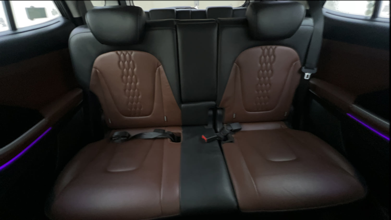 Used 2022 Hyundai Alcazar Signature (O) 7 Seater 1.5 Diesel AT Diesel Automatic interior REAR SEAT CONDITION VIEW