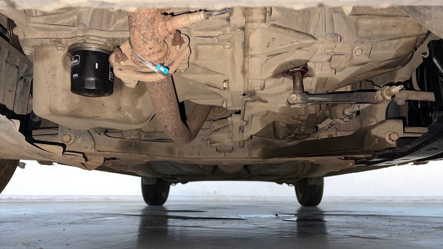 Used 2019 Maruti Suzuki Baleno Delta Petrol Manual extra FRONT LEFT UNDERBODY VIEW