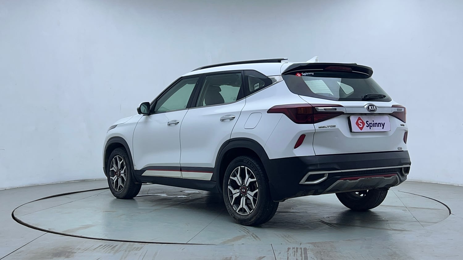 Used 2020 Kia Seltos GTX Plus DCT 1.4 Petrol Automatic exterior LEFT REAR CORNER VIEW