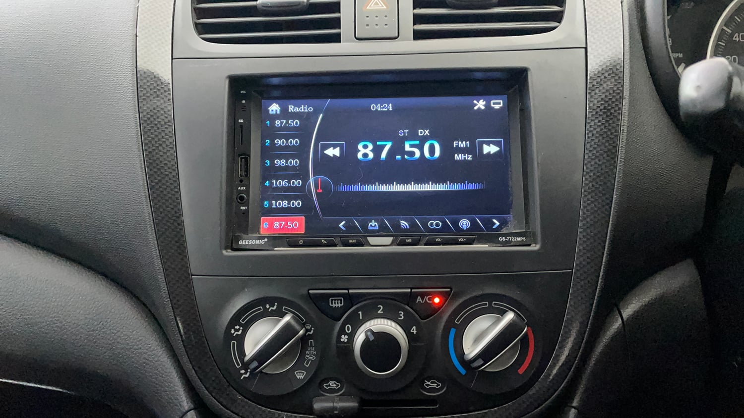 Used 2018 Maruti Suzuki Celerio X Zxi (O) AMT Petrol Automatic interior MUSIC SYSTEM & AC CONTROL VIEW