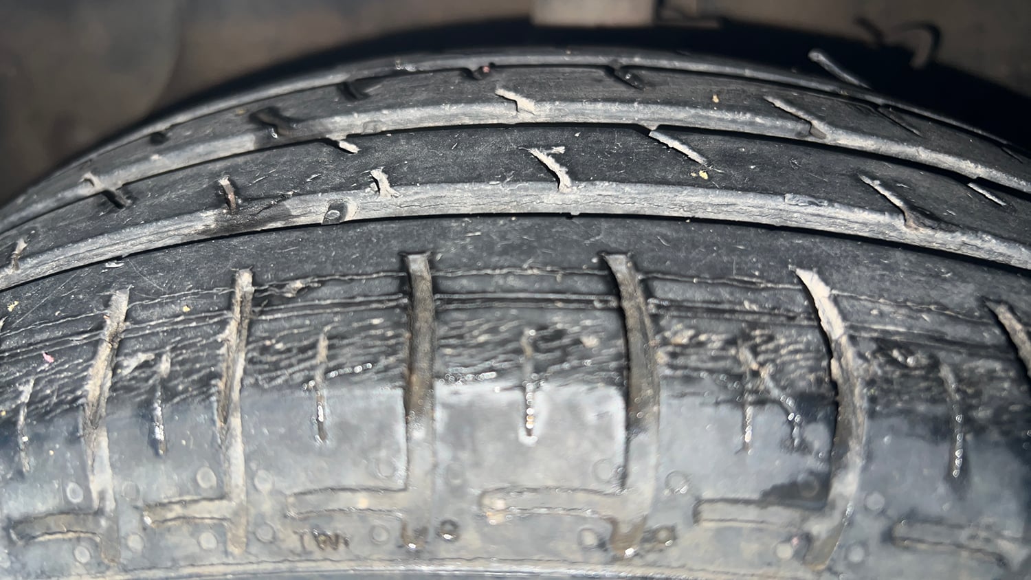 Used 2021 Hyundai Grand i10 Nios Sportz 1.2 Kappa VTVT CNG Cng Manual tyres LEFT FRONT TYRE TREAD VIEW