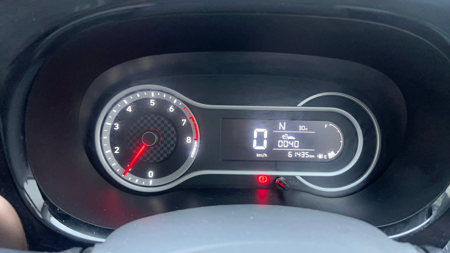 Used 2021 Hyundai Aura SX Plus 1.2 AMT Petrol Petrol Automatic interior CLUSTERMETER VIEW