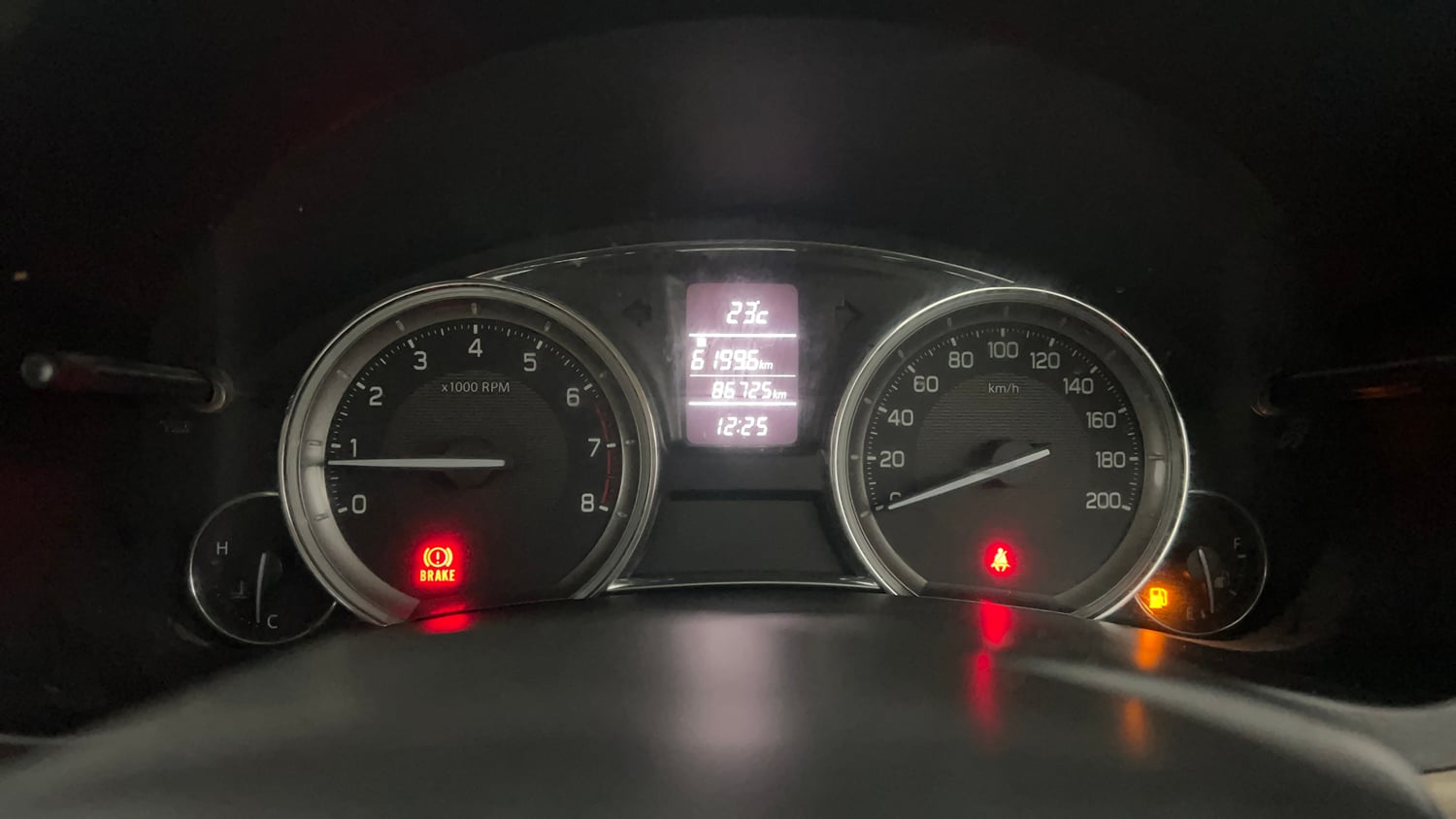 Used 2017 Maruti Suzuki Ciaz Alpha 1.4 MT Petrol Manual interior CLUSTERMETER VIEW
