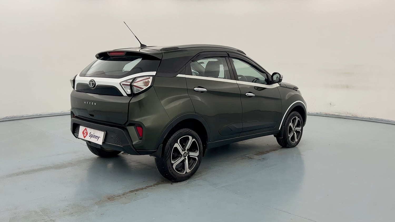 Used 2021 Tata Nexon XMA (S) Diesel Diesel Automatic exterior RIGHT REAR CORNER VIEW