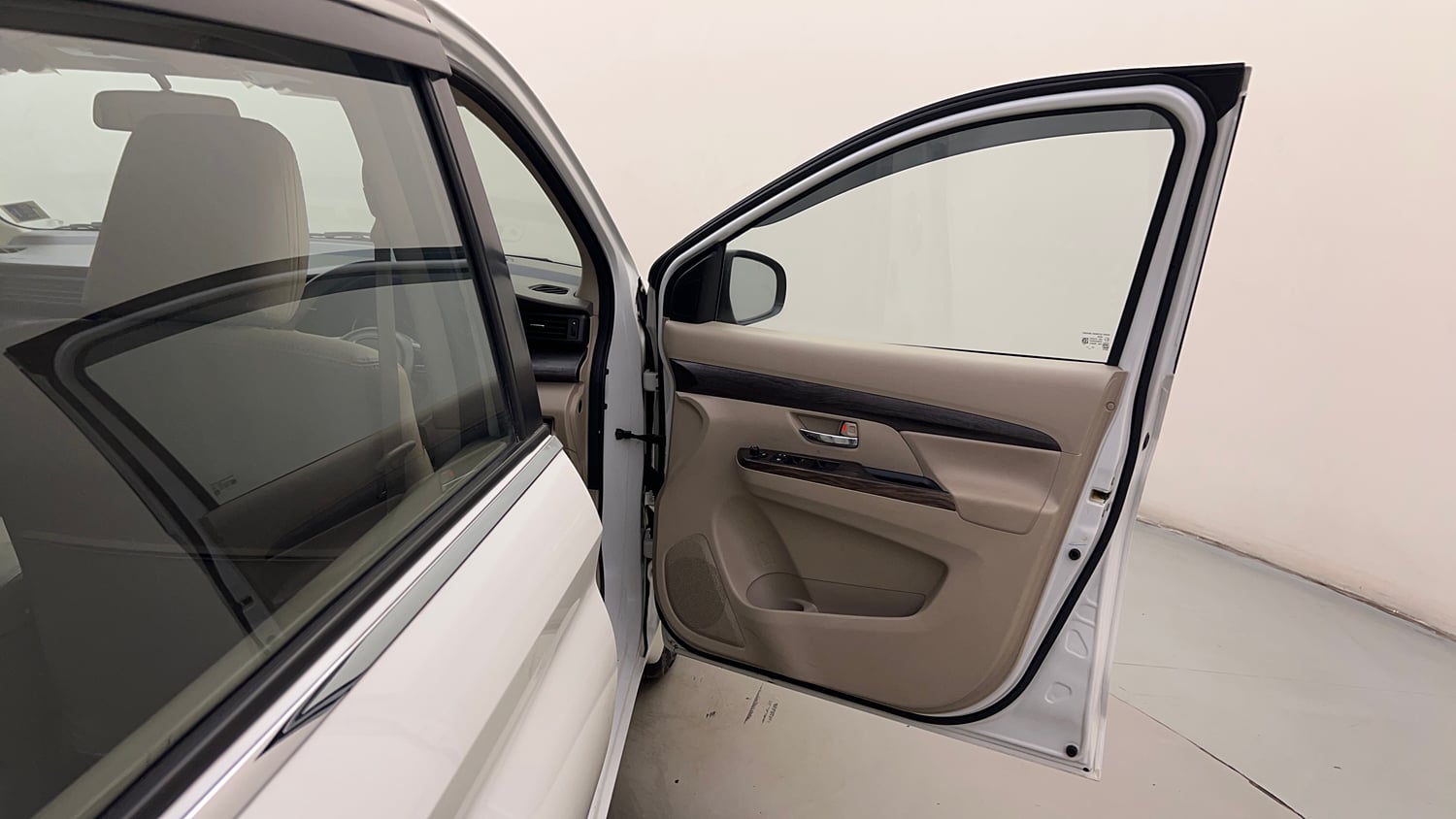 Used 2023 Maruti Suzuki Ertiga ZXi AT Petrol Automatic interior RIGHT FRONT DOOR OPEN VIEW