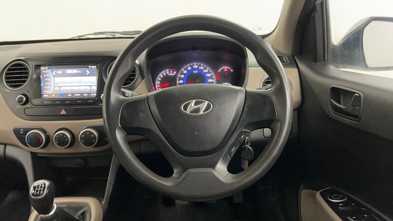 Used 2015 Hyundai Grand i10 Magna 1.2 Kappa VTVT Petrol Manual interior STEERING VIEW