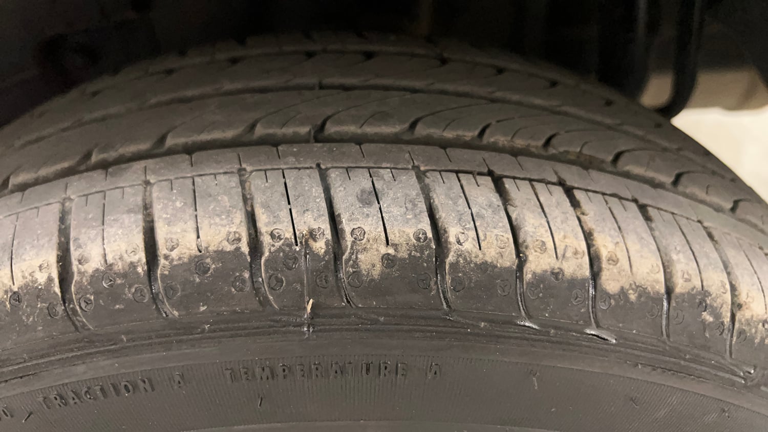 Used 2019 Tata Tigor Revotron XZA Petrol Automatic tyres LEFT REAR TYRE TREAD VIEW