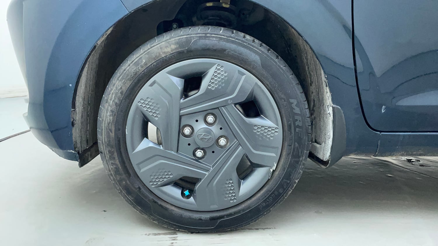 Used 2022 Hyundai Grand i10 Nios Corporate Edition MT Petrol Manual tyres LEFT FRONT TYRE RIM VIEW