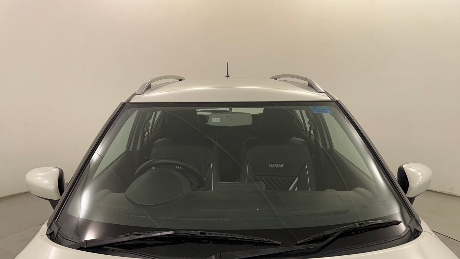 Used 2022 Maruti Suzuki Ignis Zeta 1.2 MT Petrol Manual exterior FRONT WINDSHIELD VIEW