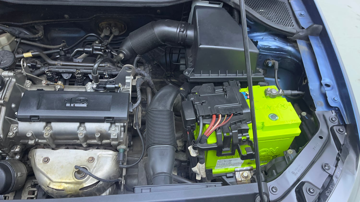 Used 2016 Volkswagen Ameo Highline1.2L (P) Petrol Manual engine ENGINE LEFT SIDE VIEW