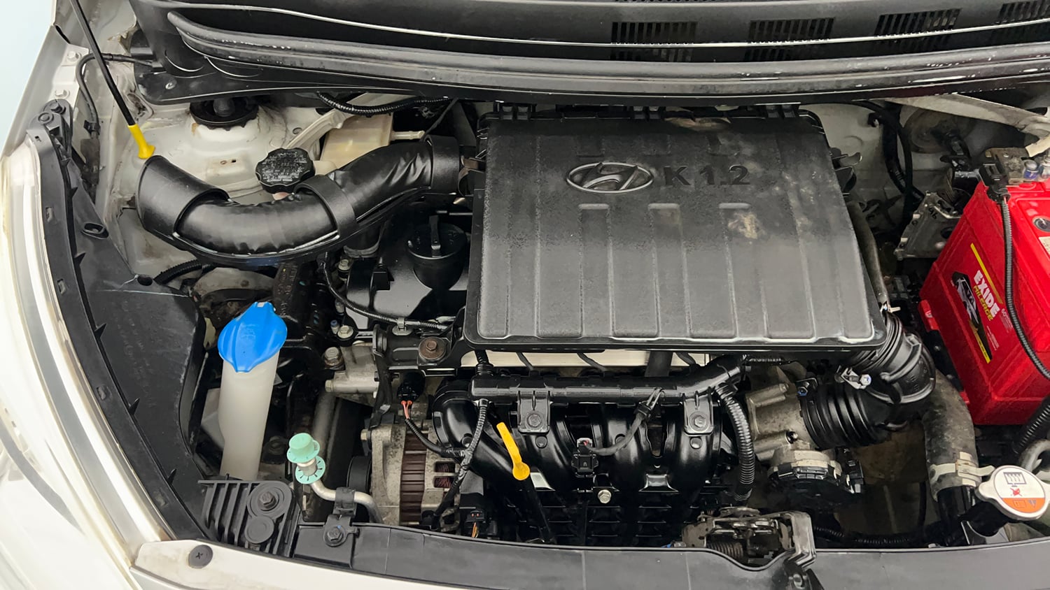 Used 2019 Hyundai Grand i10 Magna 1.2 Kappa VTVT Petrol Manual engine ENGINE RIGHT SIDE VIEW