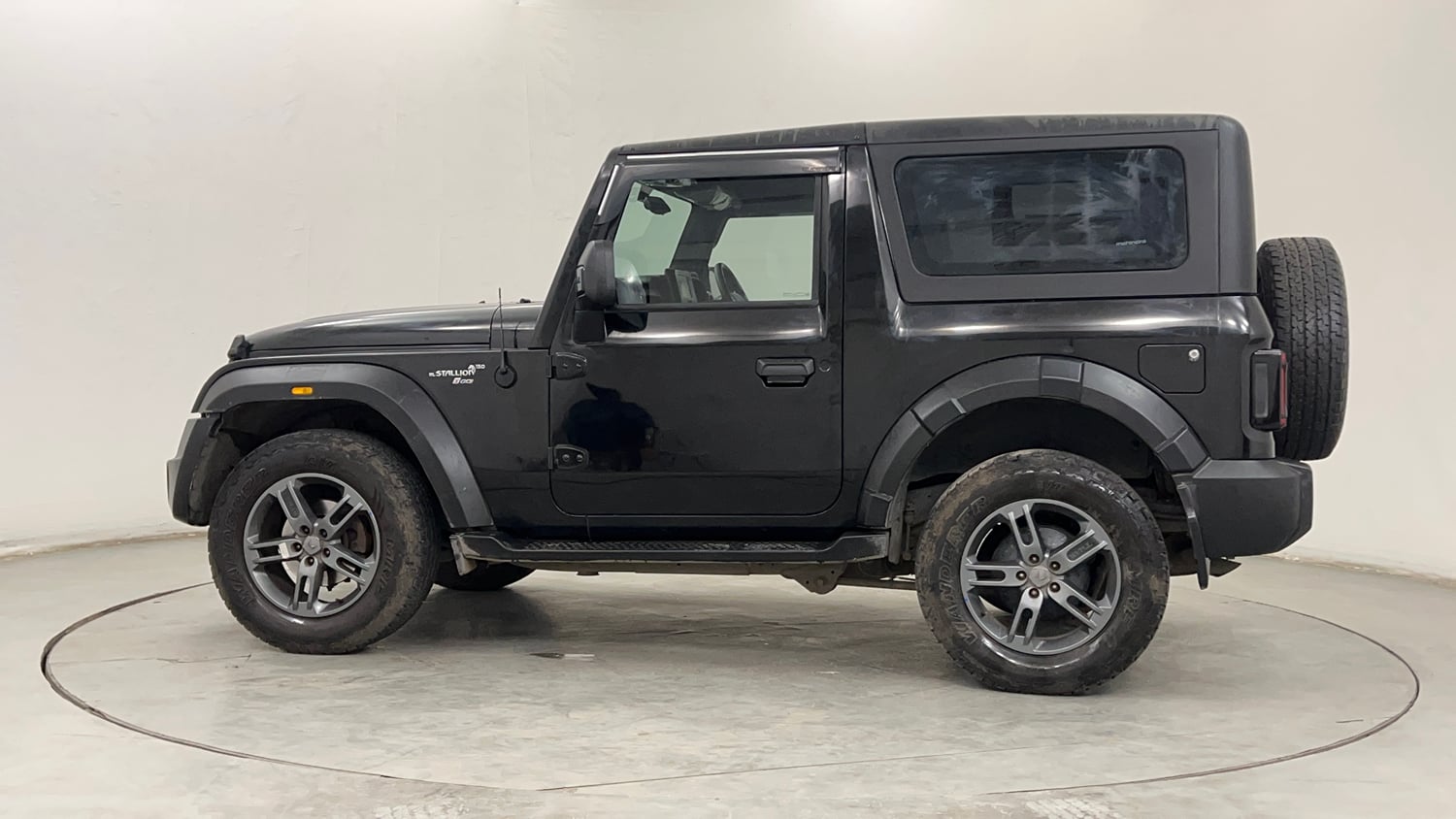 Used 2024 Mahindra Thar LX Hard Top Petrol AT RWD Petrol Automatic exterior LEFT SIDE VIEW