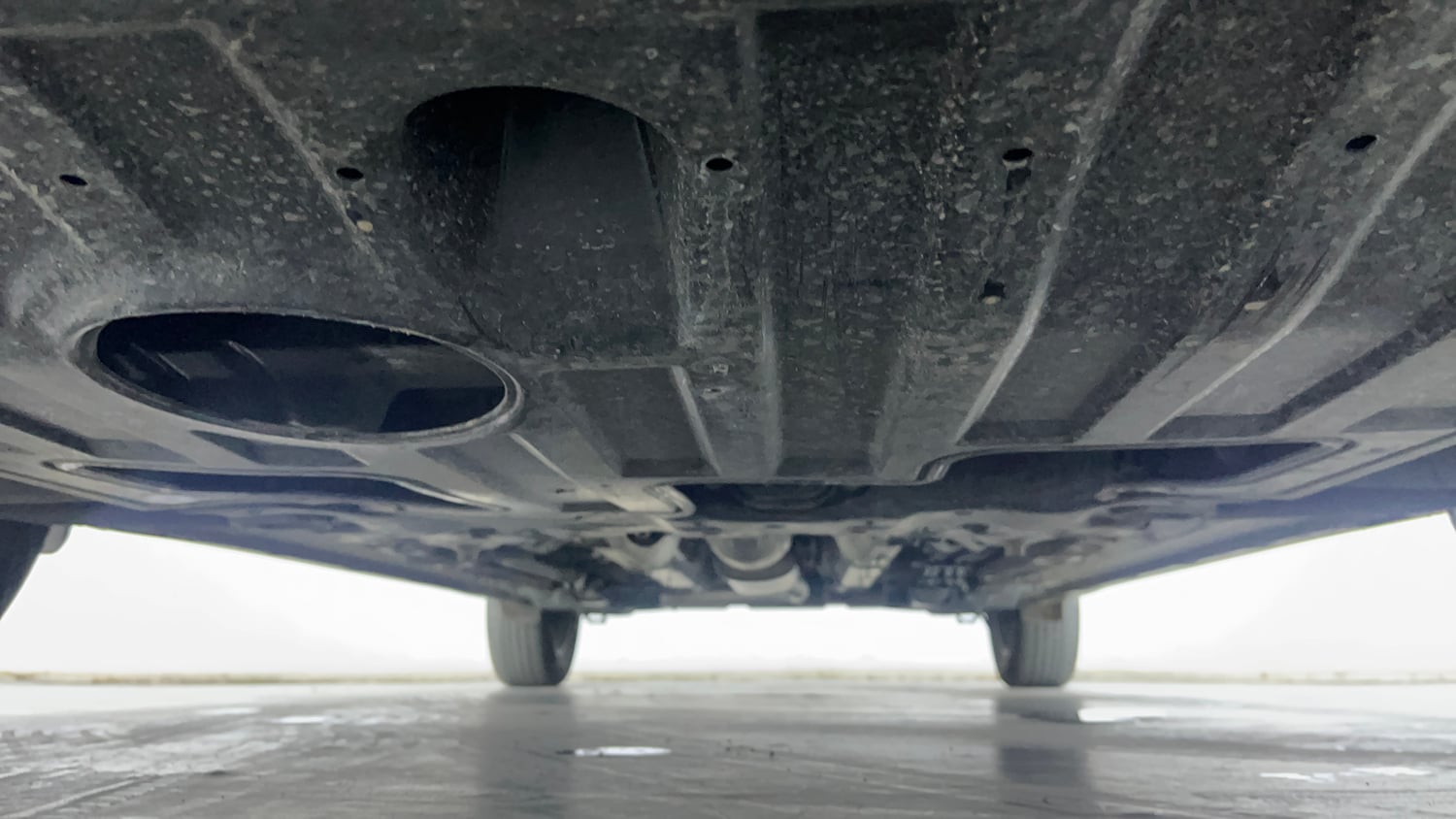 Used 2025 Kia Carens Clavis HTK 1.5 Petrol MT Petrol Manual extra FRONT LEFT UNDERBODY VIEW