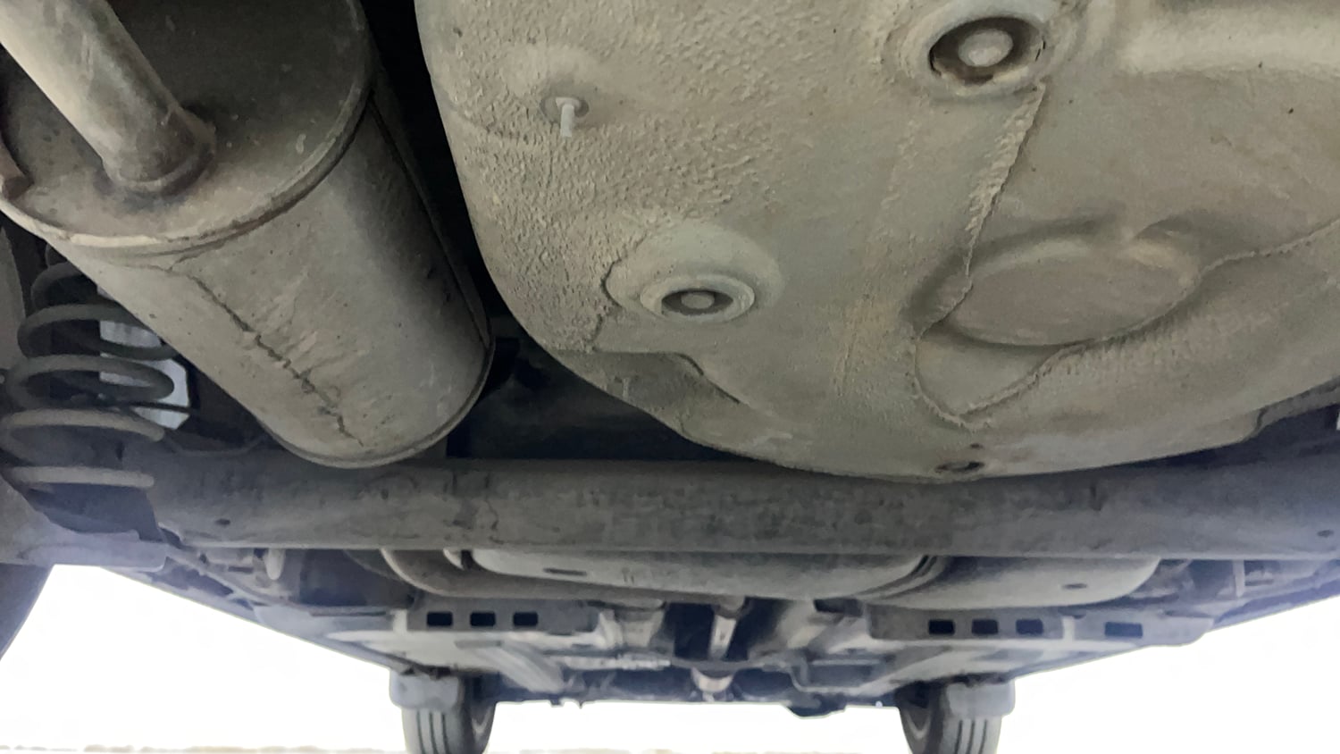 Used 2016 Volkswagen Ameo Highline1.2L (P) Petrol Manual extra REAR UNDERBODY VIEW (TAKEN FROM REAR)