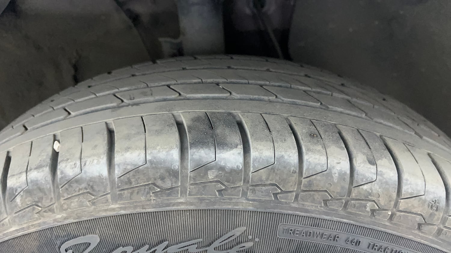 Used 2025 Kia Carens Clavis HTK 1.5 Petrol MT Petrol Manual tyres RIGHT FRONT TYRE TREAD VIEW