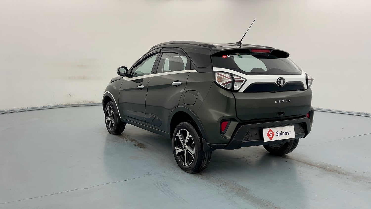 Used 2021 Tata Nexon XMA (S) Diesel Diesel Automatic exterior LEFT REAR CORNER VIEW