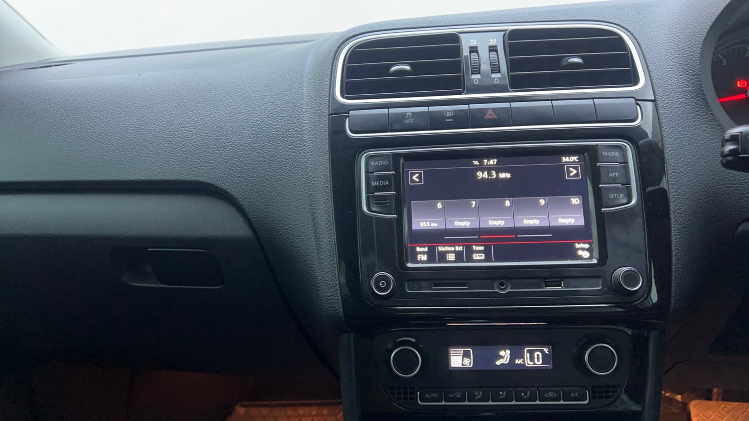 Used 2021 Volkswagen Polo GT Petrol Automatic interior MUSIC SYSTEM & AC CONTROL VIEW