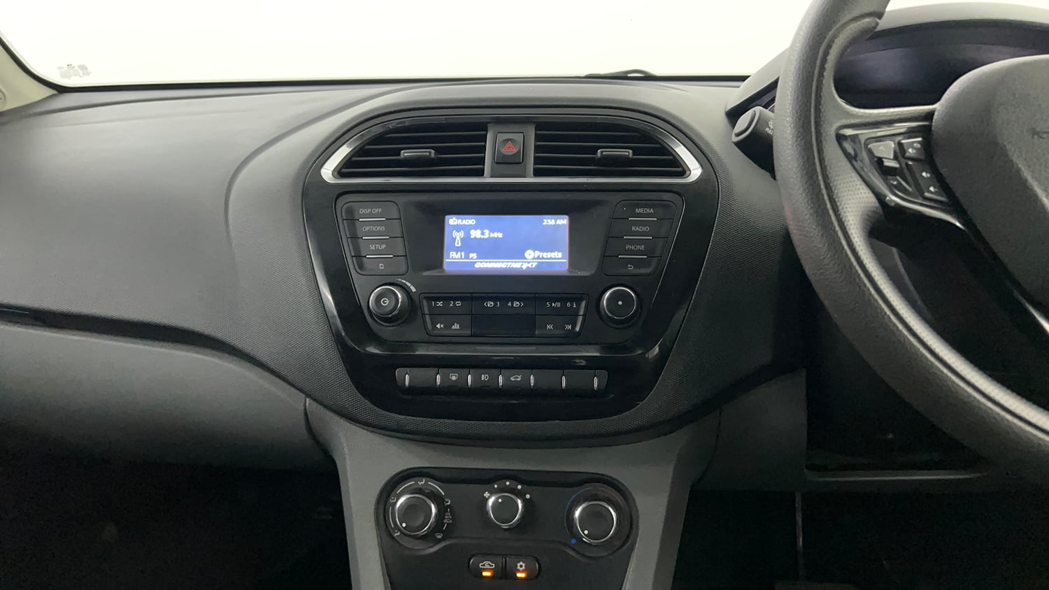 Used 2019 Tata Tigor Revotron XZA Petrol Automatic interior MUSIC SYSTEM & AC CONTROL VIEW
