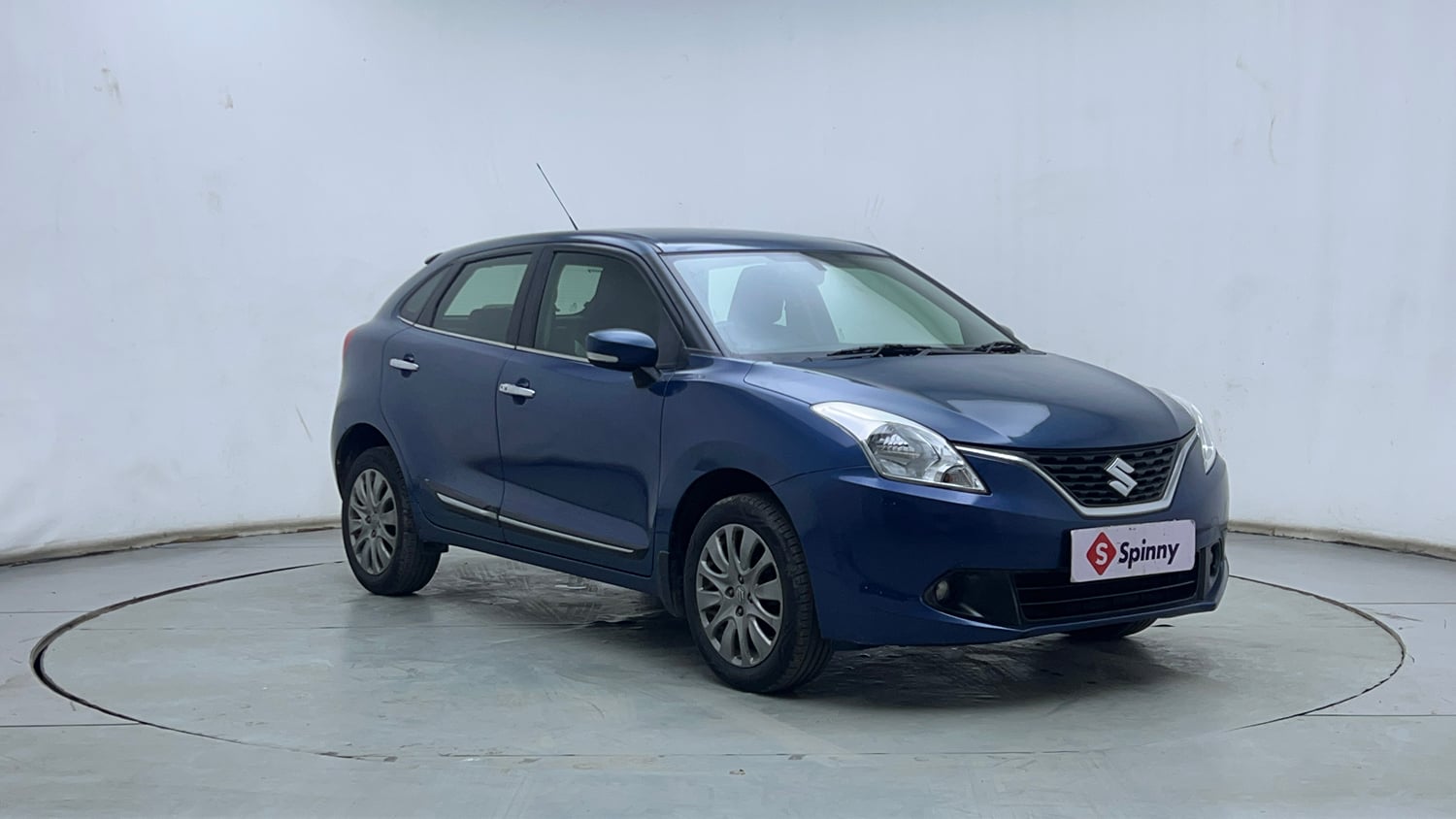 Used 2017 Maruti Suzuki Baleno Zeta 1.2 Petrol Manual exterior RIGHT FRONT CORNER VIEW
