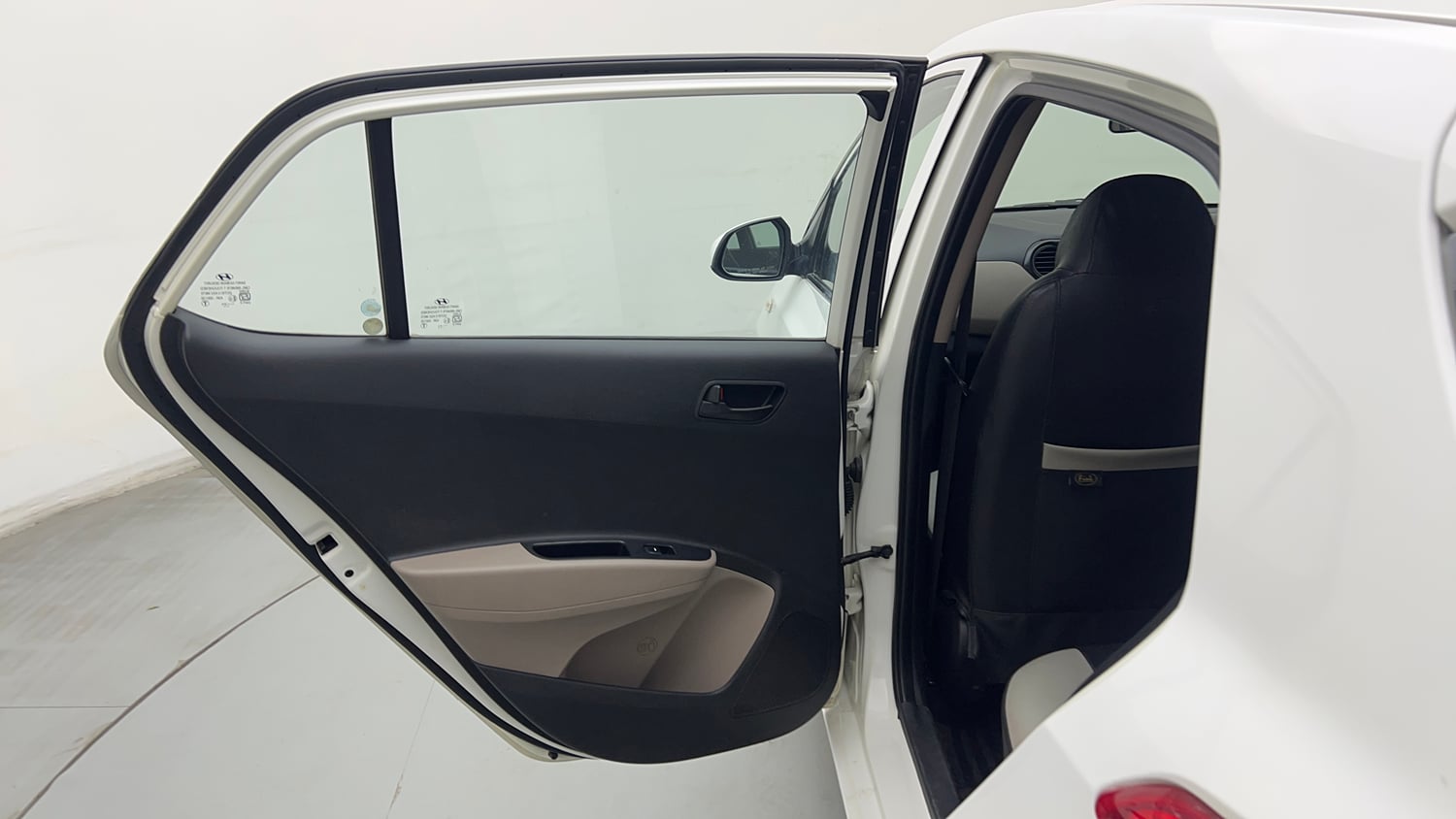 Used 2016 Hyundai Grand i10 Magna AT 1.2 Kappa VTVT Petrol Automatic interior LEFT REAR DOOR OPEN VIEW