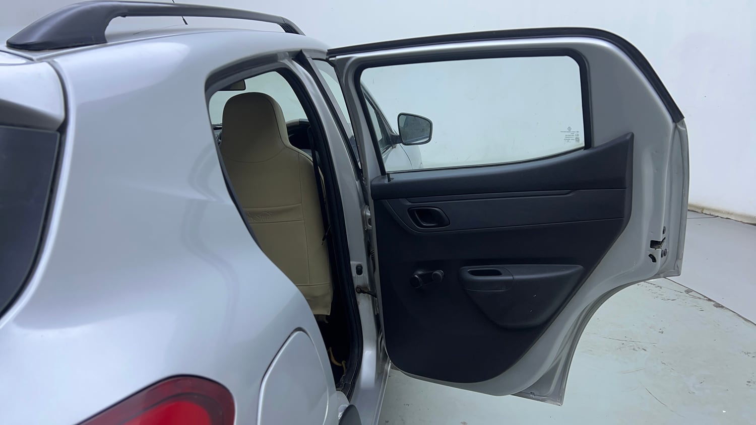 Used 2017 Renault Kwid 1.0 RXT AMT Petrol Automatic interior RIGHT REAR DOOR OPEN VIEW