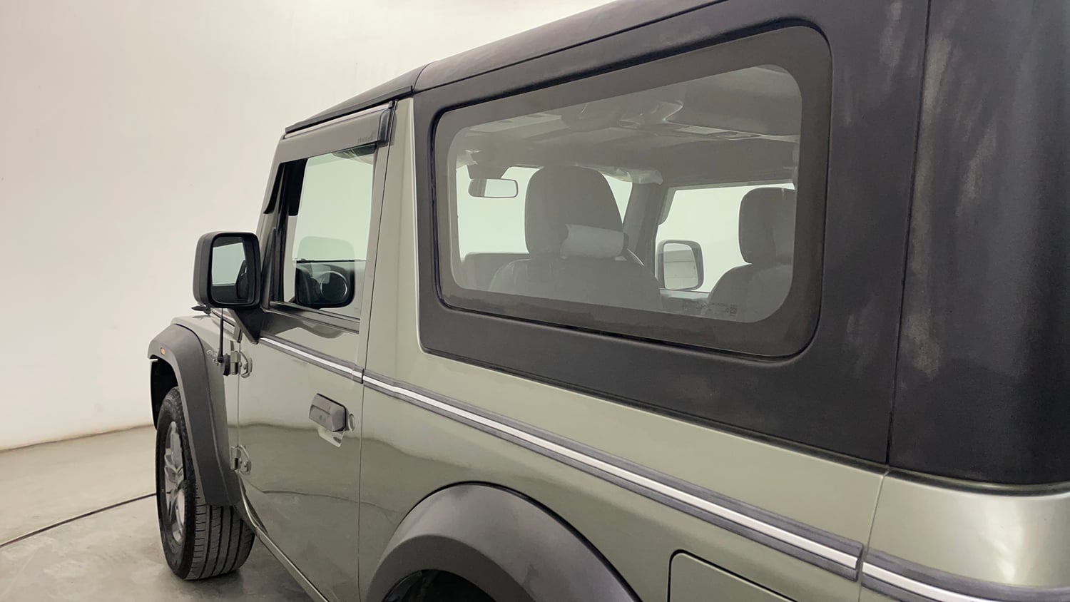 Used 2021 mahindra Thar LX Hard Top Petrol AT 4WD Petrol Automatic interior LEFT REAR DOOR OPEN VIEW