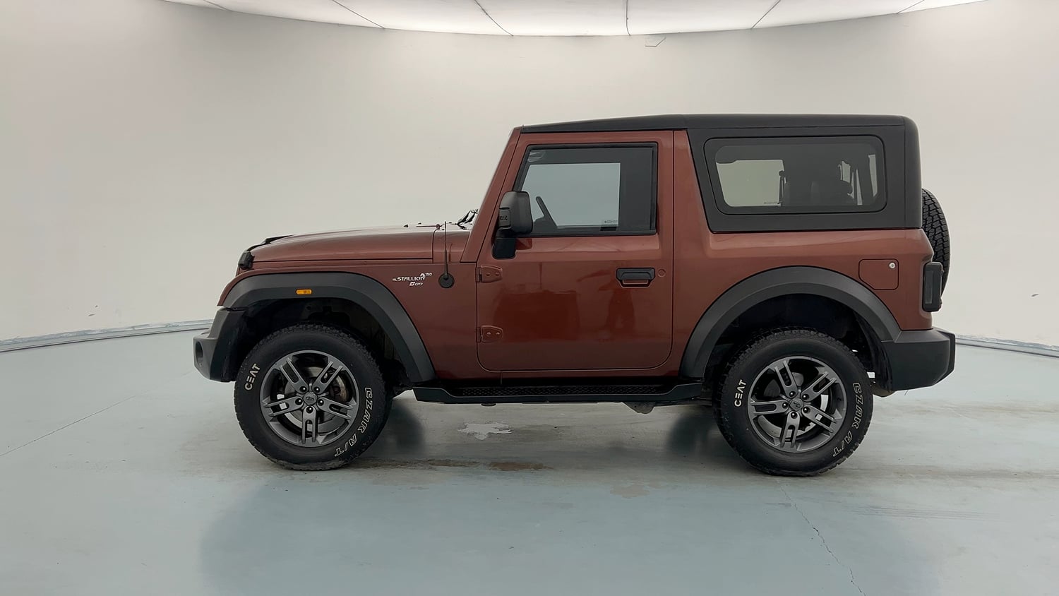Used 2021 mahindra Thar LX Hard Top Petrol MT 4WD Petrol Manual exterior LEFT SIDE VIEW
