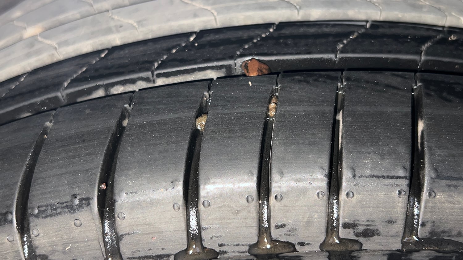 Used 2023 Honda City ZX Petrol CVT Petrol Automatic tyres LEFT REAR TYRE TREAD VIEW