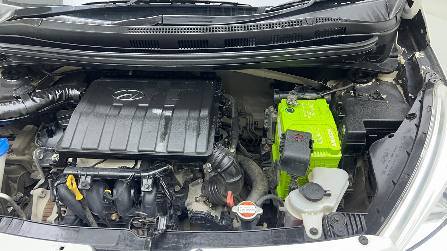 Used 2016 Hyundai Grand i10 Magna AT 1.2 Kappa VTVT Petrol Automatic engine ENGINE LEFT SIDE VIEW