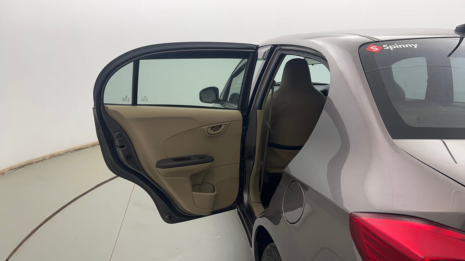 Used 2013 Honda Amaze 1.2 S i-VTEC Petrol Manual interior LEFT REAR DOOR OPEN VIEW