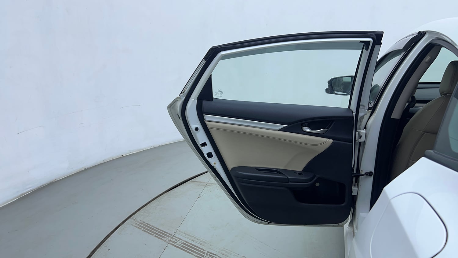 Used 2019 Honda Civic ZX CVT Petrol Petrol Automatic interior LEFT REAR DOOR OPEN VIEW