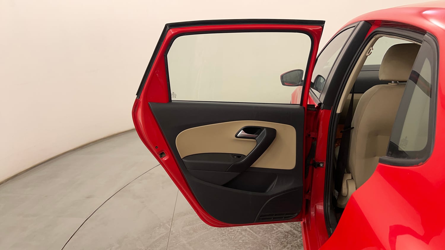 Used 2016 Volkswagen Polo Highline1.2L (P) Petrol Manual interior LEFT REAR DOOR OPEN VIEW