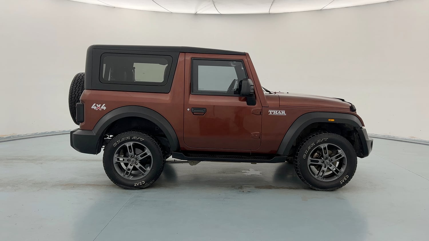 Used 2021 mahindra Thar LX Hard Top Petrol MT 4WD Petrol Manual exterior RIGHT SIDE VIEW