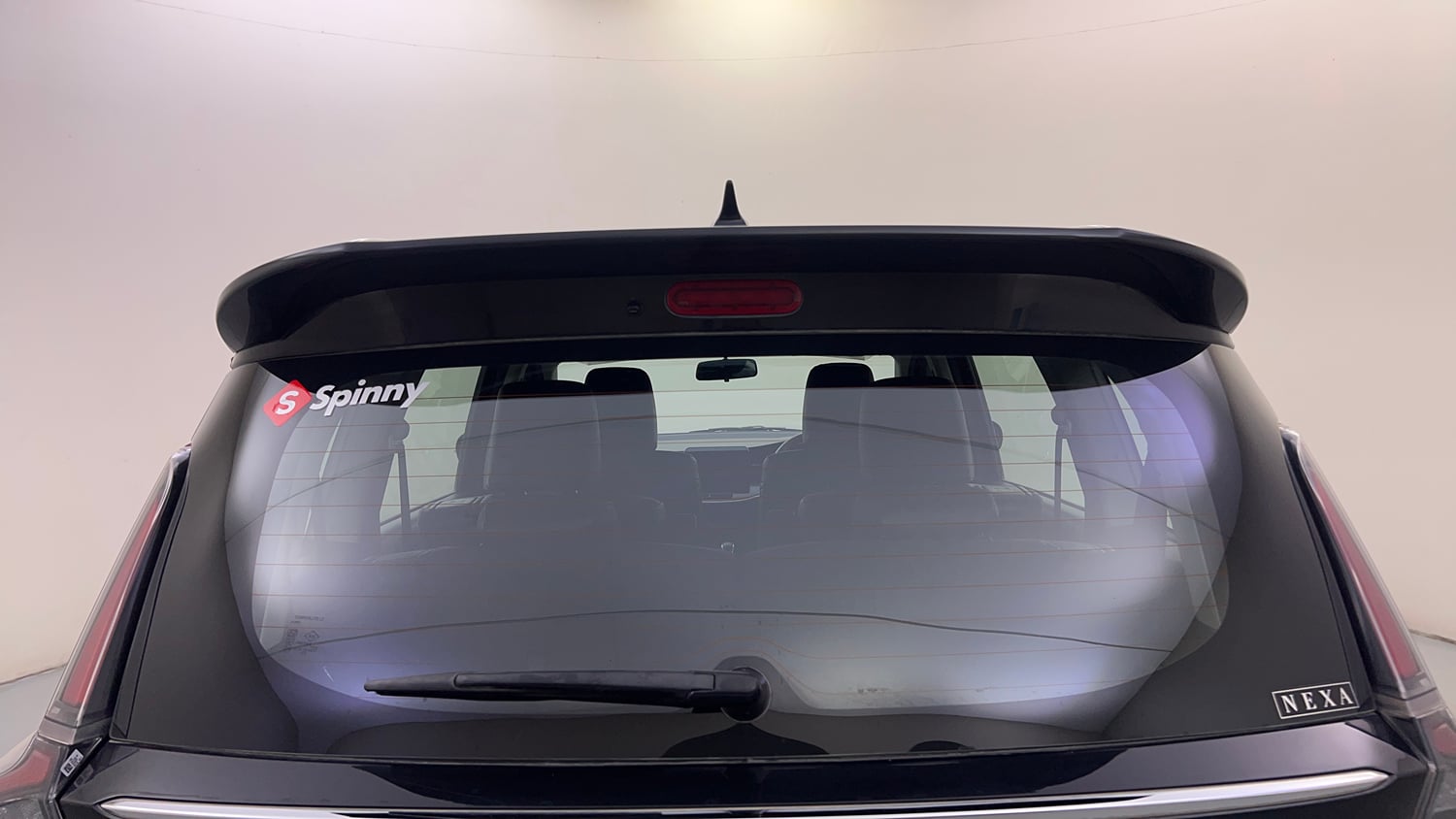 Used 2023 Maruti Suzuki XL6 Alpha Plus AT Petrol Dual Tone Petrol Automatic exterior BACK WINDSHIELD VIEW