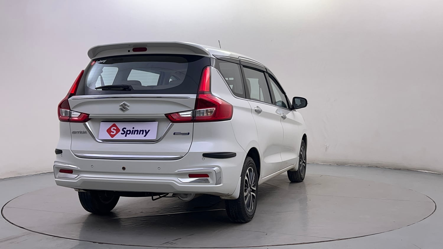 Used 2023 Maruti Suzuki Ertiga ZXi AT Petrol Automatic exterior RIGHT REAR CORNER VIEW