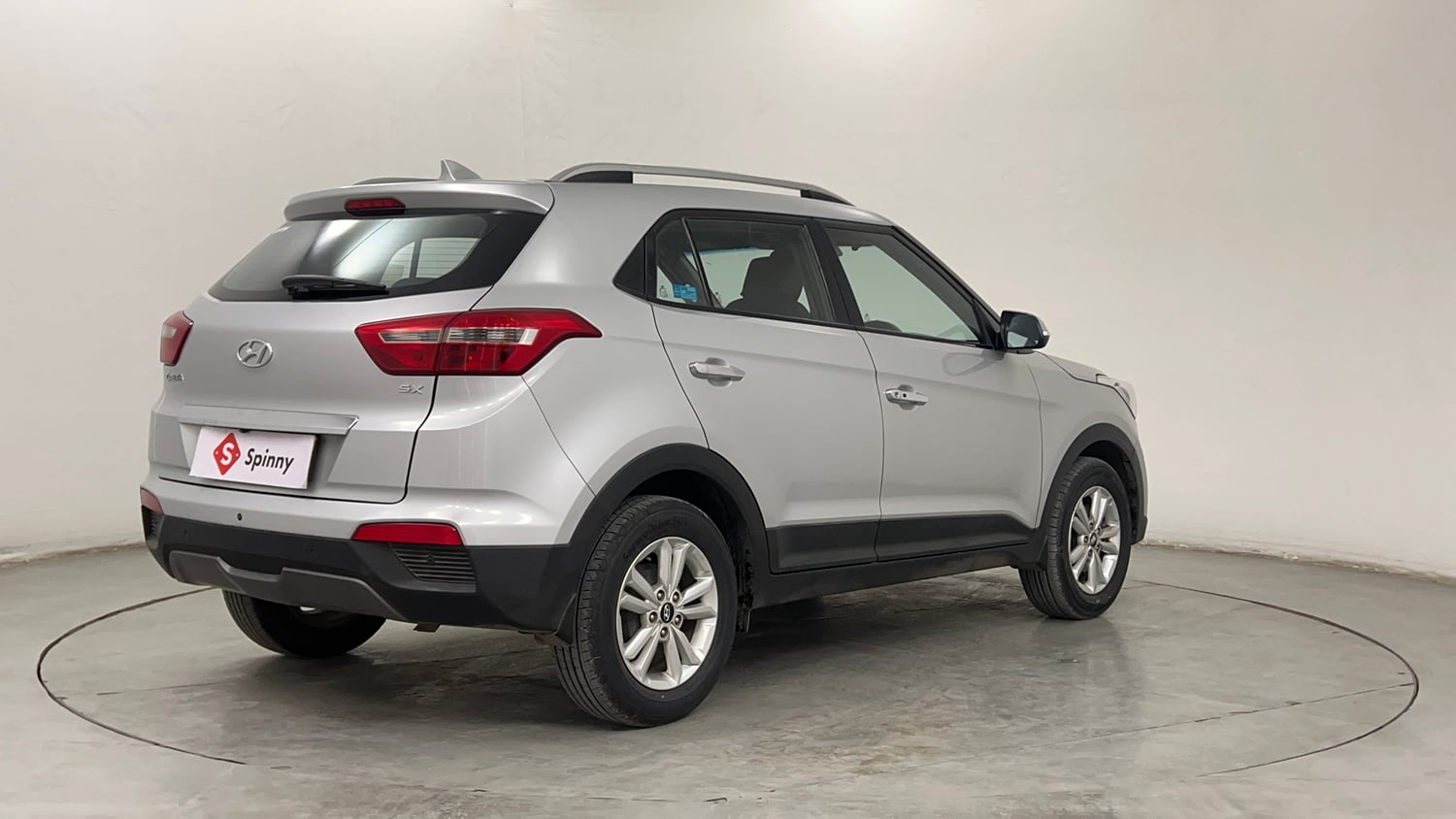 Used 2016 Hyundai Creta 1.6 SX Plus Petrol Petrol Manual exterior RIGHT REAR CORNER VIEW