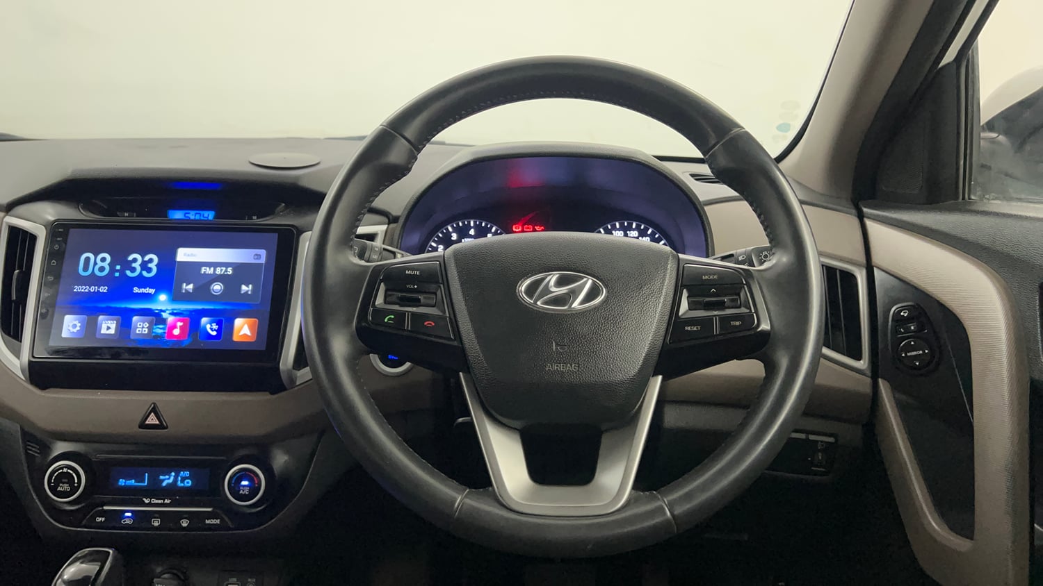 Used 2017 Hyundai Creta 1.6 SX Plus AT Petrol Petrol Automatic interior STEERING VIEW